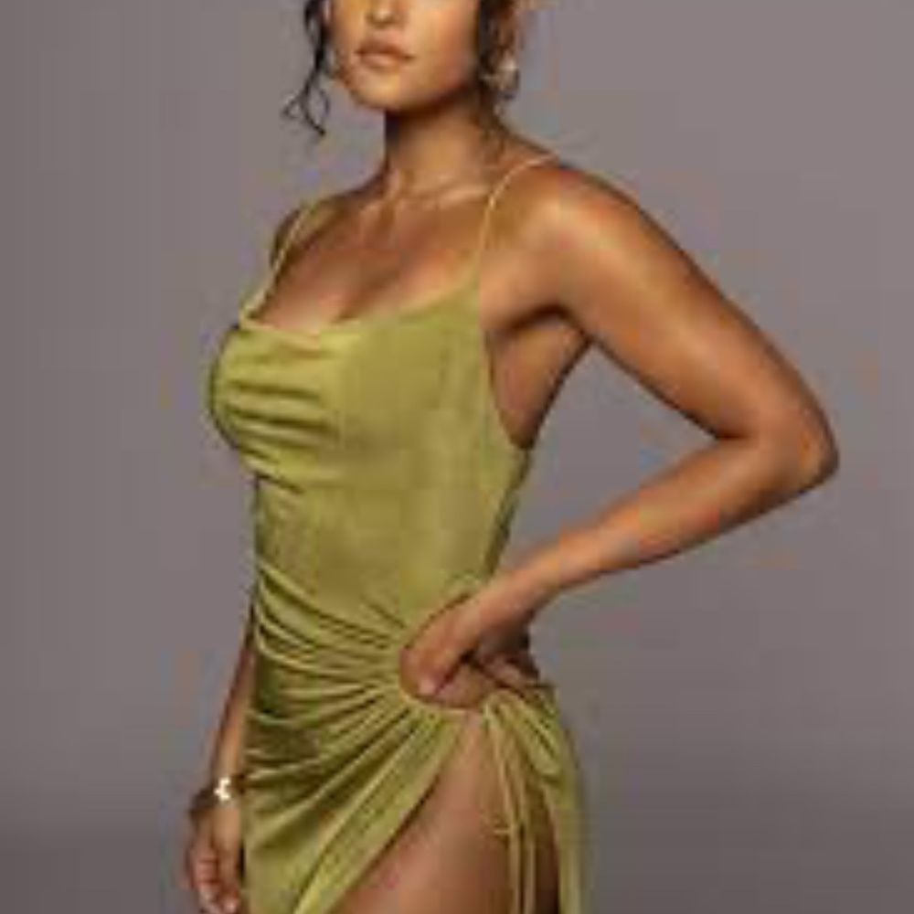 JLUXLABEL Pistachio High Standards Maxi Dress - XL